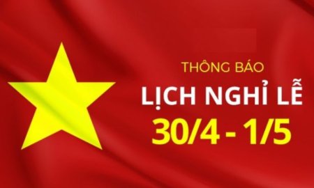 Về việc nghỉ lễ, treo cờ Tổ quốc nhân dịp ngày giải phóng Miền Nam thống nhất đất nước (30/4) và ngày Quốc tế lao động (01/5) năm 2024