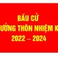 Xã Thành Tâm tổ chức bầu cử trưởng thôn nhiệm kỳ 2022 - 2024