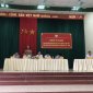 Hội nghị tiếp xúc cử tri trước Kỳ họp thứ 6 HĐND huyện Thạch Thành tại xã Thành Tâm